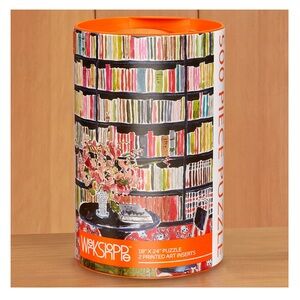 Werkshoppe 500 Piece Puzzle: Books With Flowers